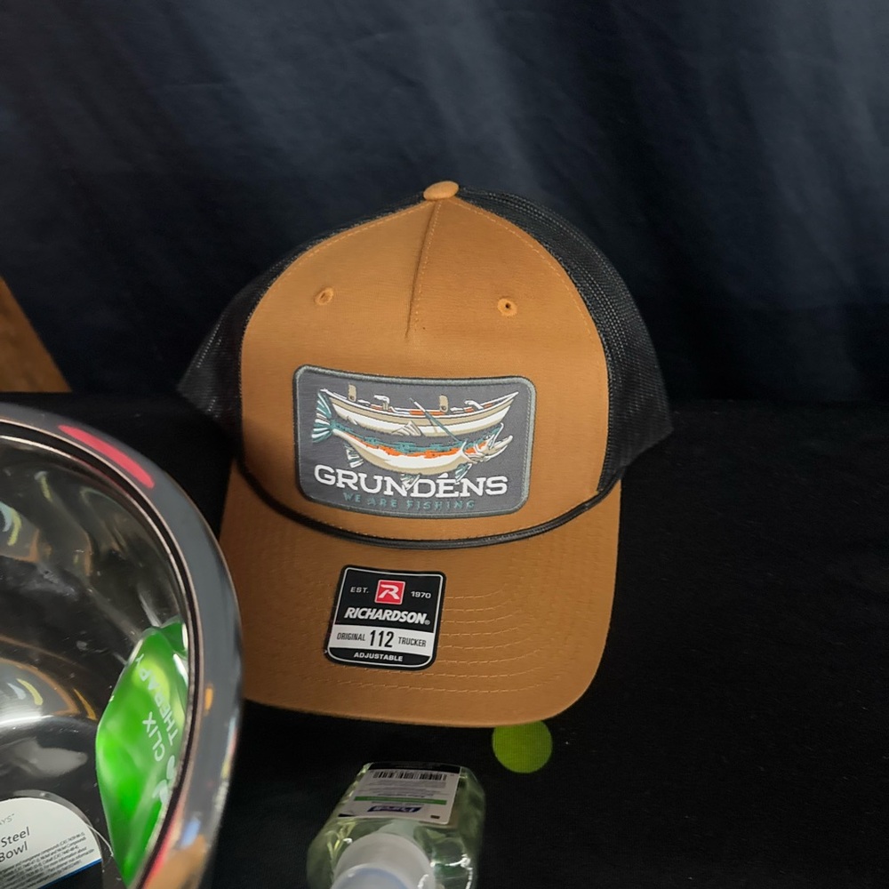 Brown and Black Fishing Hat